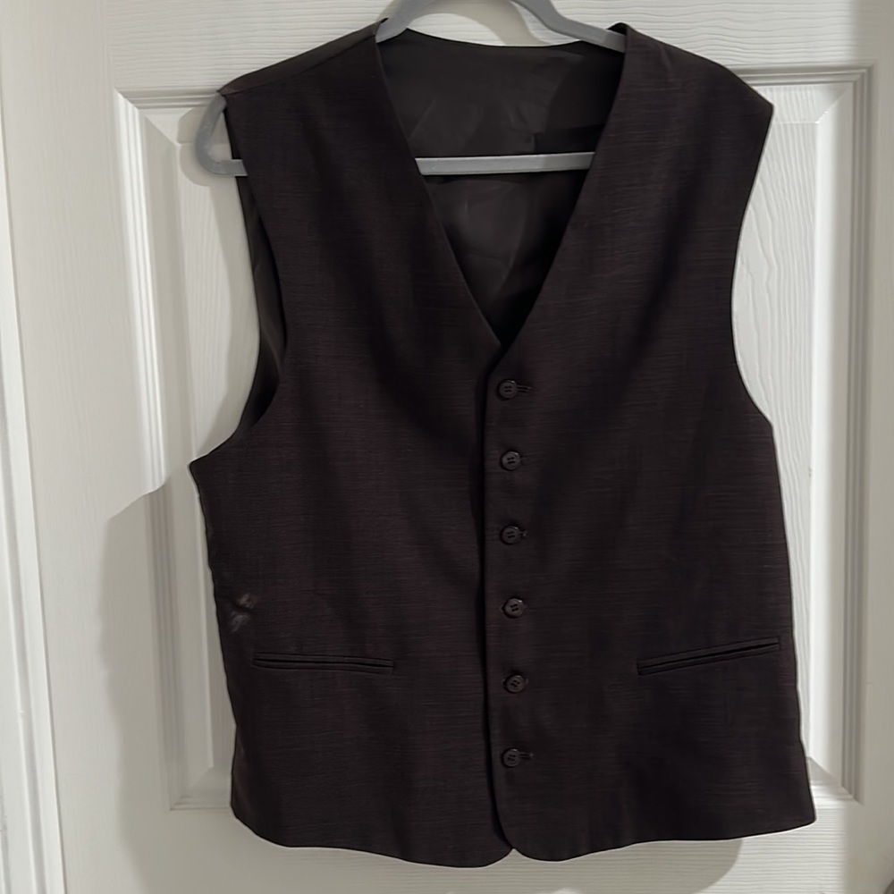 Bruno Rossetti Suit  jacket with vest size 42 - Picture 3 of 8